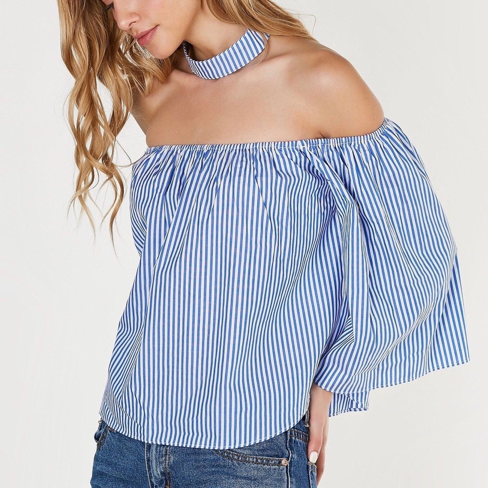Off the Shoulder Top with Choker